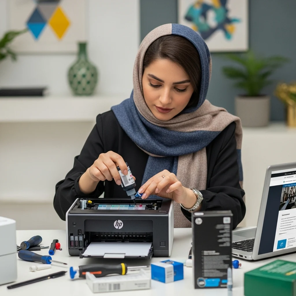 مشکلات بعد از شارژ کارتریج hp در پرینتر لیزری اچ پی